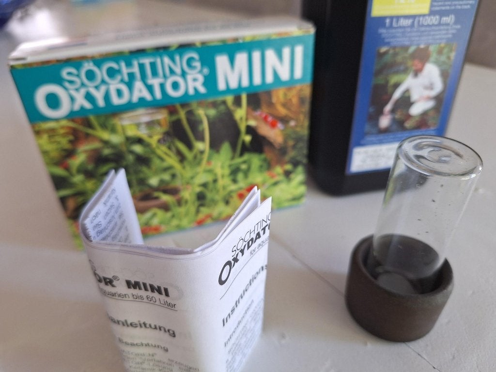 Söchting Mini Oxydator + 1L vloeistof 12%, Dieren en Toebehoren, Ophalen, Gebruikt, Overige typen, Overige merken