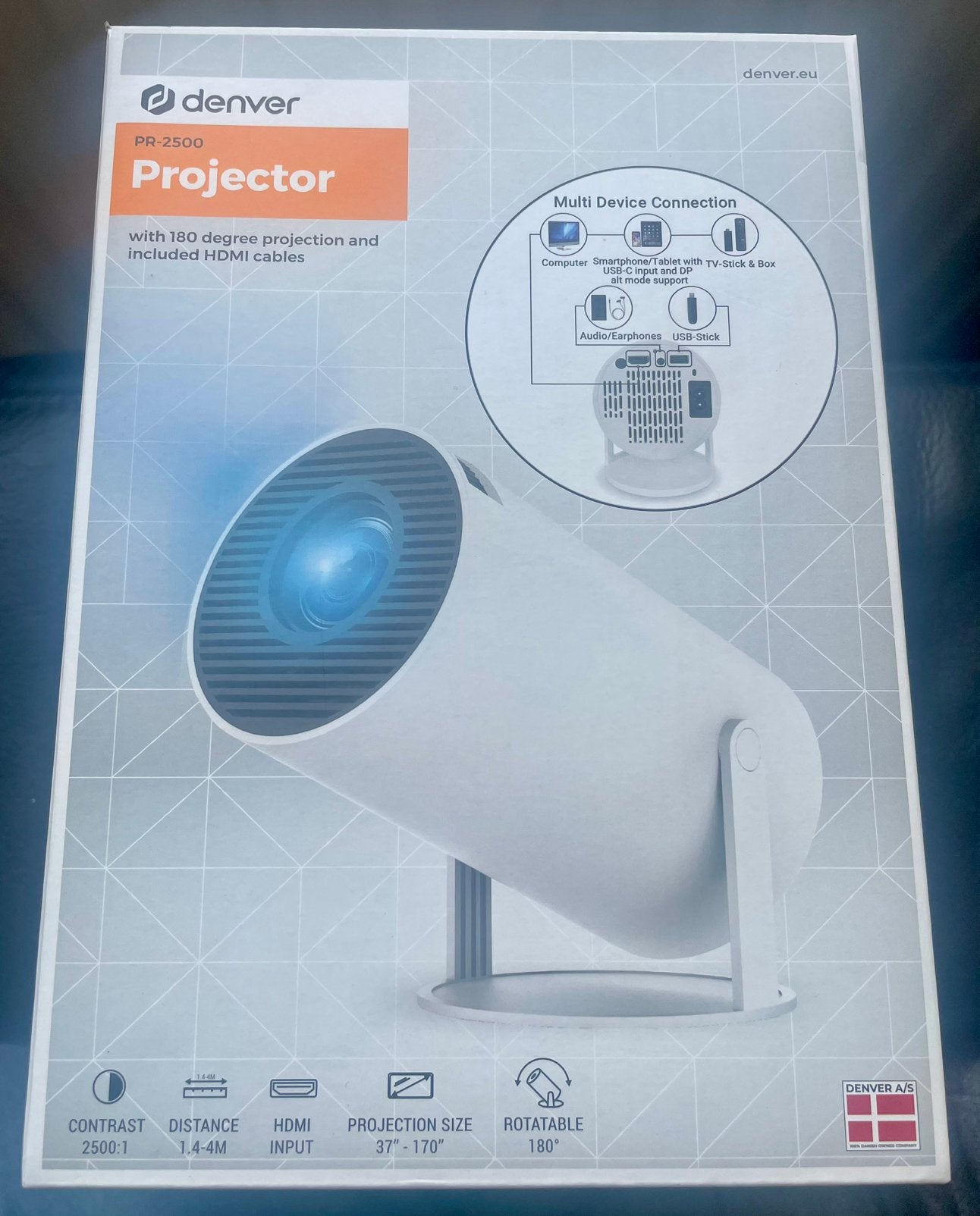 Denver PR-2500 *NIEUW* eventueel met Google Chromecast HD, Ophalen of Verzenden, Nieuw, LED