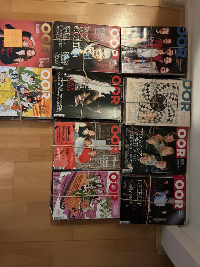Te koop: 10 complete jaargangen muziektijdschrift OOR, Ophalen of Verzenden, Zo goed als nieuw, Muziek, Film of Tv