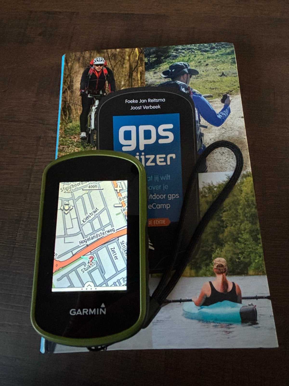 Garmin eTrex Touch 35 met GPS Wijzer boek., Ophalen of Verzenden, Zo goed als nieuw, Navigatie of Gps