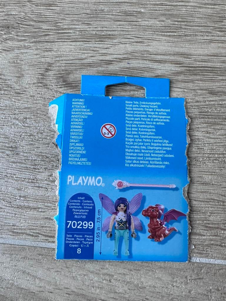 Playmobil 70299 Special plus Fee met babydraak compleet, Ophalen of Verzenden, Zo goed als nieuw, Complete set