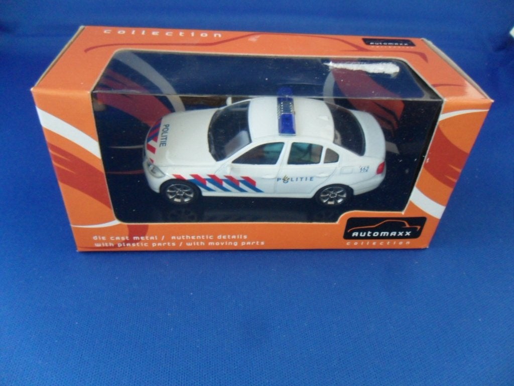Automaxx Politieauto Model - in Doos BMW 3 serie 1:43, Hobby en Vrije tijd, Modelauto's | 1:43, Ophalen of Verzenden, Zo goed als nieuw