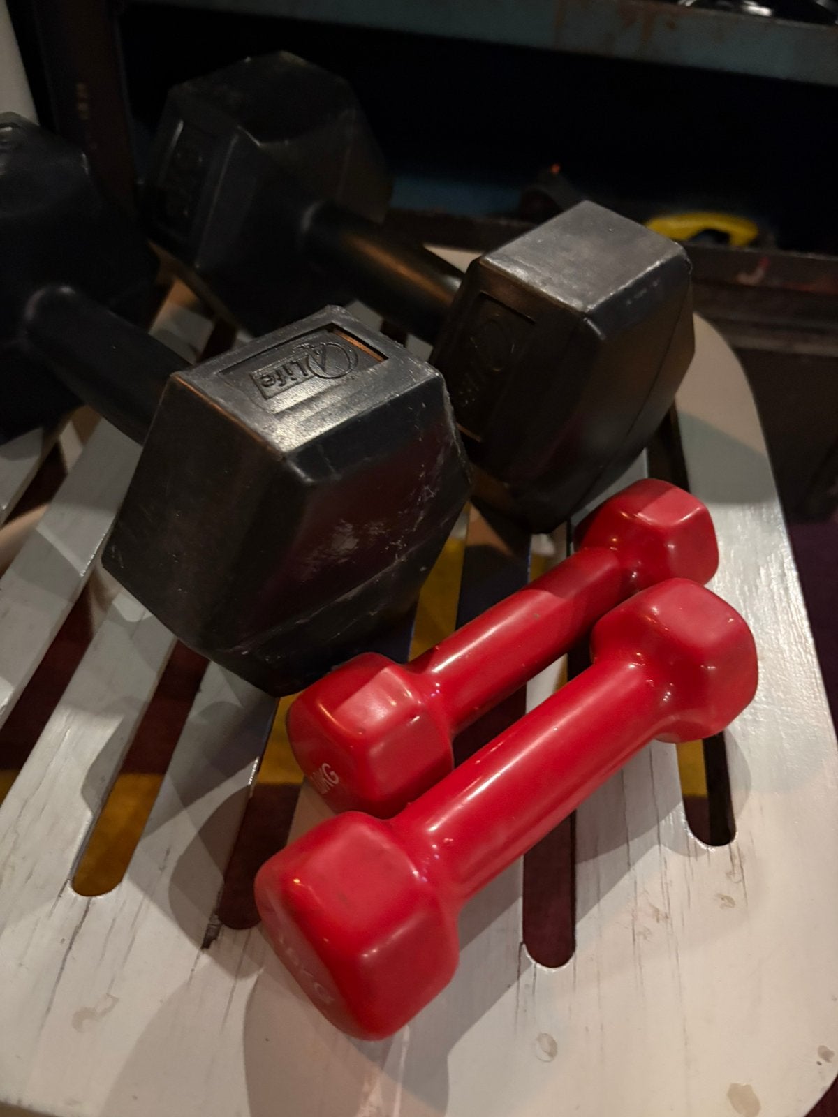 Dumbells 1 en 3 kg, Ophalen, Zo goed als nieuw, Dumbbell