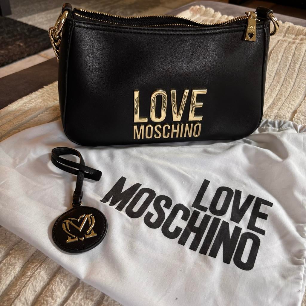 Love Moschino Tas - Nieuw met origineel zakje, Ophalen of Verzenden, Nieuw, Zwart, Schoudertasje