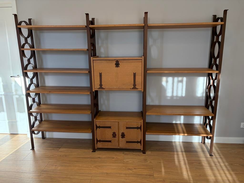 Landelijk brutalist boekenkast kamer kast kaaskast, Ophalen of Verzenden
