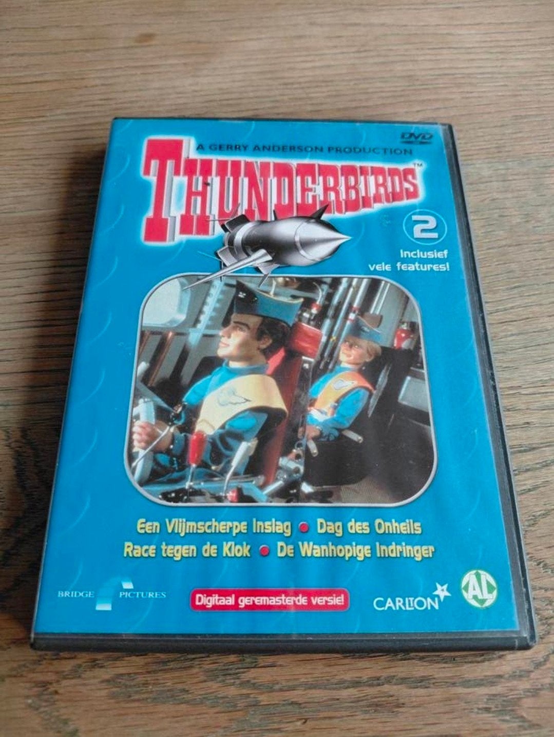 Thunderbirds dvd deel 2. 4 afleveringen., Gebruikt, Alle leeftijden, Poppen, Ophalen of Verzenden