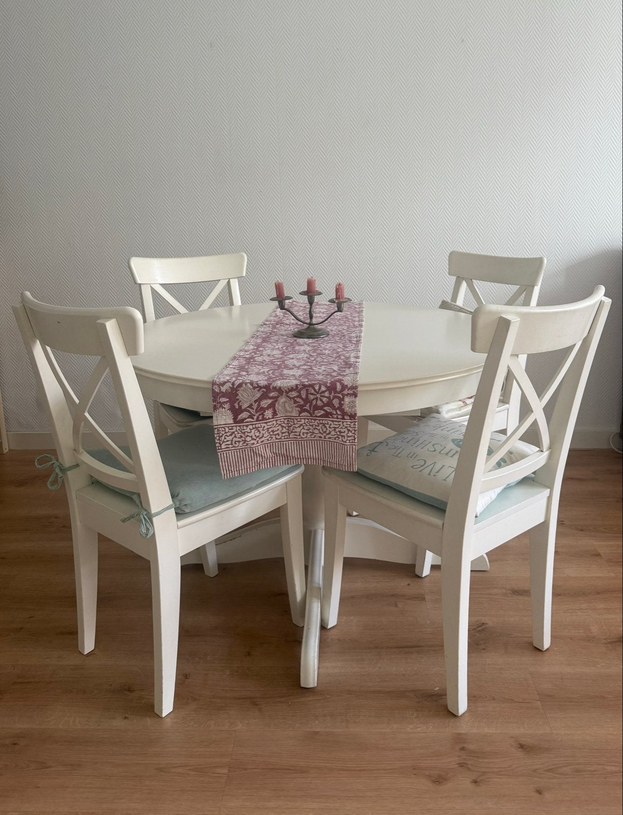 Ikea Ingatorp Uitschuifbare Eettafel 110-155cm, Ophalen, Gebruikt, 100 tot 150 cm, 150 tot 200 cm