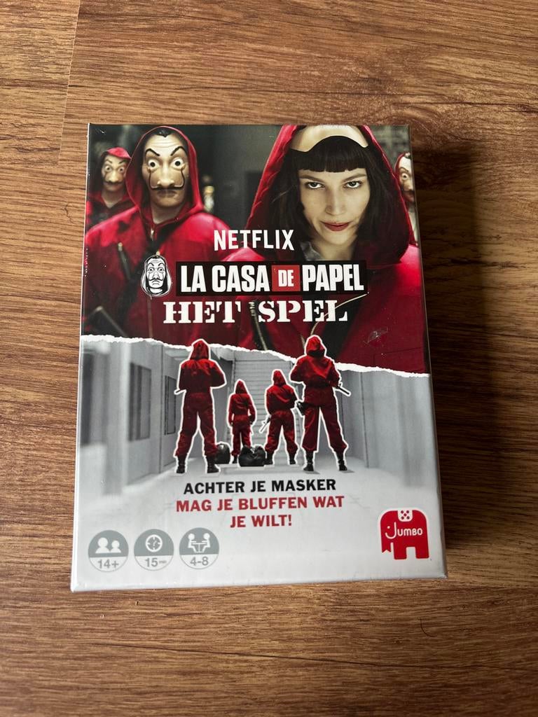 Netflix La Casa de Papel Het Spel - Nieuw in verpakking, Drie of vier spelers, Ophalen of Verzenden, Nieuw