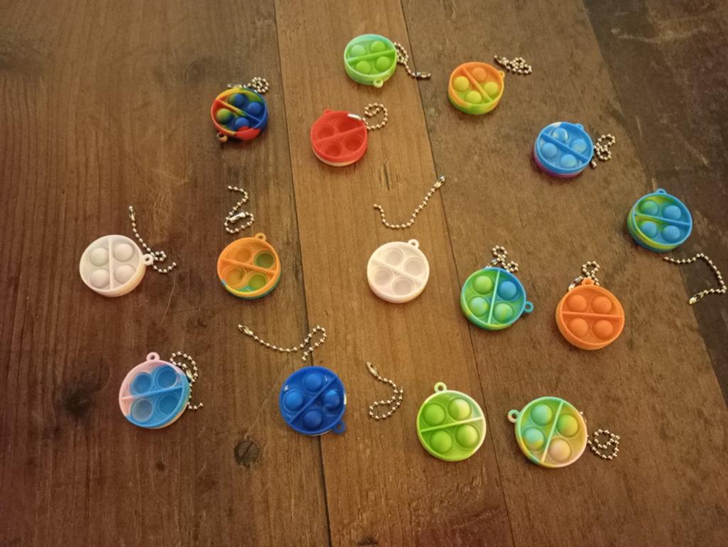 Push bubble pops sleutelhangers, Verzenden, Nieuw