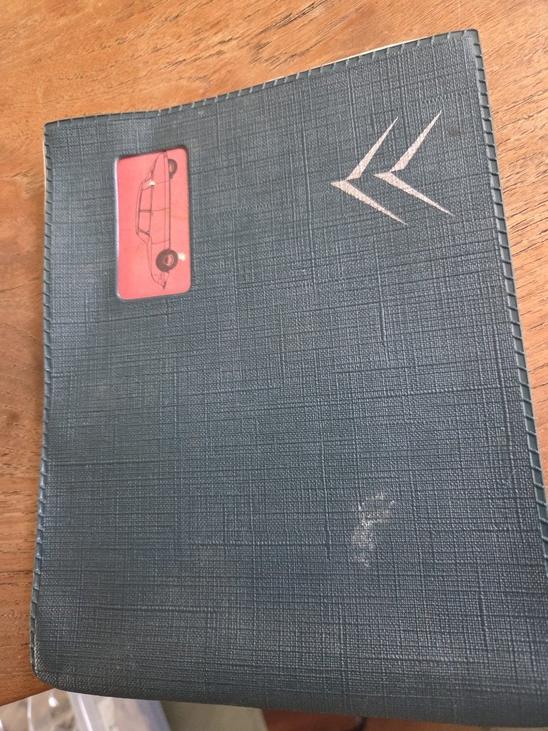 instructieboekje Citroen DS 21 1969, Zo goed als nieuw, Citroën, Ophalen, Onbekend