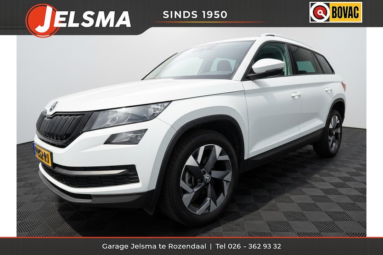 Skoda Kodiaq 1.5 TSi ACT Style Aut. 7p., Camera | Navi & Car, Auto's, 1525 kg, 4 cilinders, 150 pk, Wit
