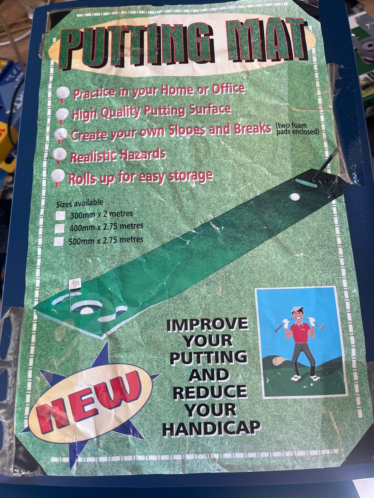 Nieuwe Putting Mat - Verbeter je Golf Handicap Thuis, Ophalen of Verzenden, Nieuw, Overige typen, Overige merken