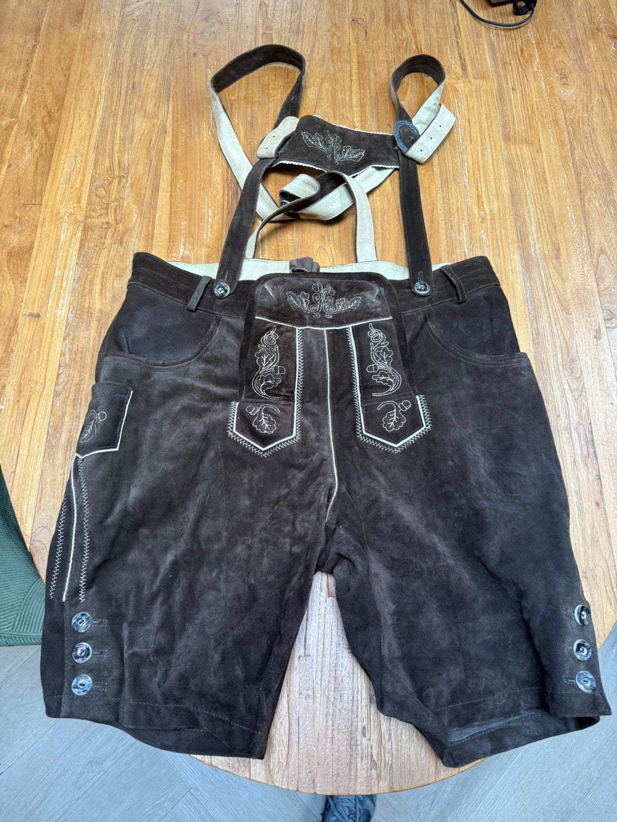 Lederhosen maat 54, Kleding | Heren, Ophalen of Verzenden, Gedragen, Maat 52/54 (L), Overige thema's