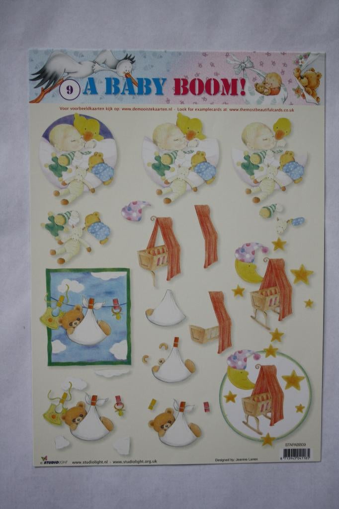14 stuks Knipvellen A Baby Boom 7141, Ophalen of Verzenden, Nieuw, Kind, Knipvel
