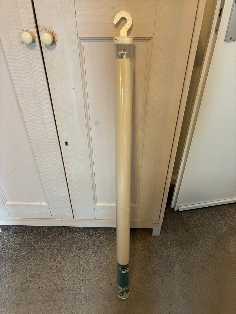 Rolgordijn 90 x 180 Ecru (Karwei), Ophalen, 90 cm, 180 cm, Beige