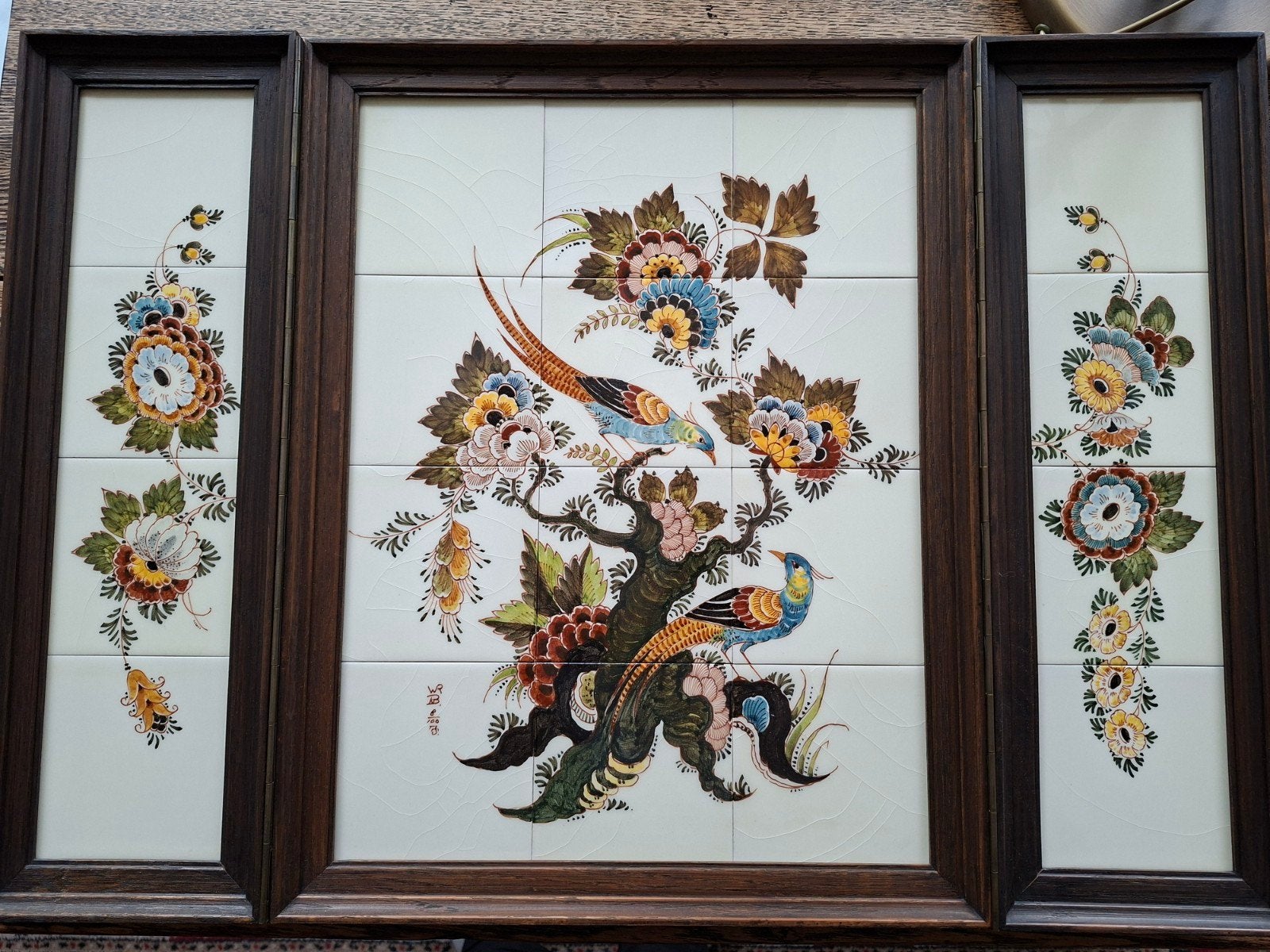 Handgeschilderd Tegeltableau Westraven Utrecht, Antiek en Kunst, Ophalen