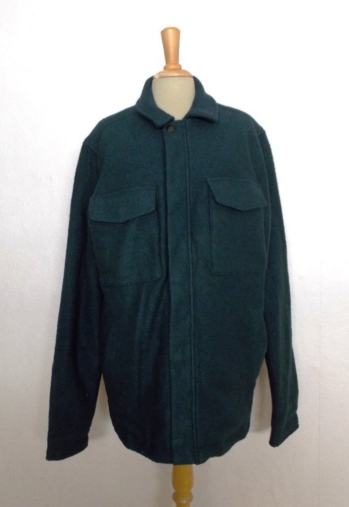 Unisex boiled wool groene windstopper vest van Hallinger! L, Verzenden, Zo goed als nieuw, Maat 42/44 (L), Groen