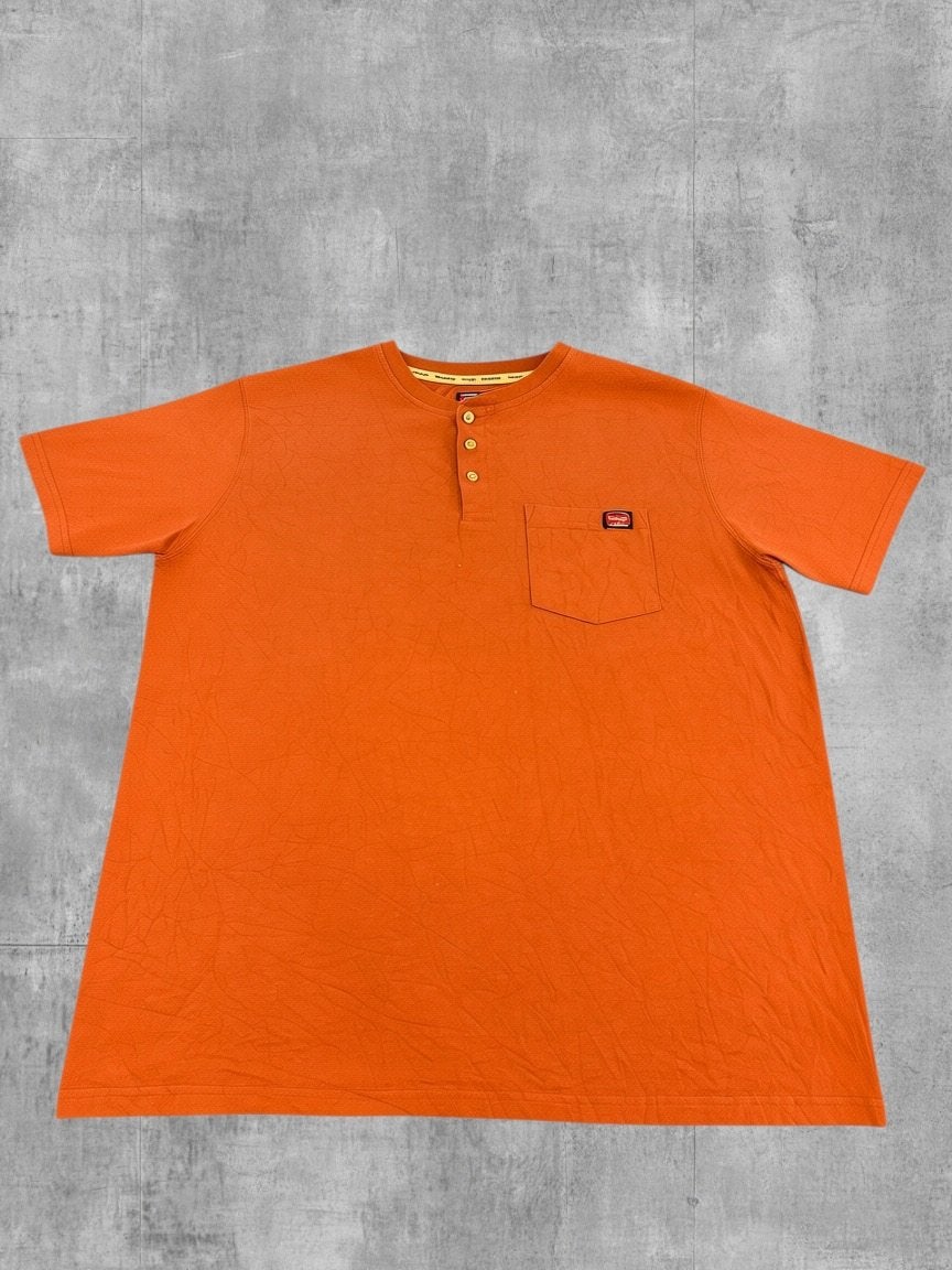 Wrangler t-shirt oranje heren maat XXL shirt tee effen, Verzenden, Zo goed als nieuw, ProductSafetyEU@kontoorbrands.com, LeeWrangler Belgium Services BV