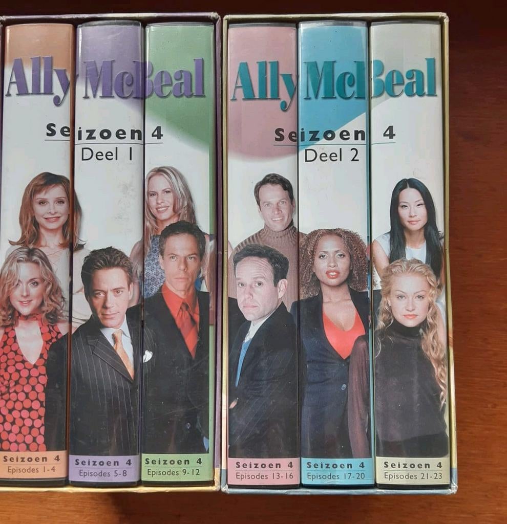 Complete seizoen 4 Ally McBeal VHS, Ophalen of Verzenden, Tv-serie of Tv-programma