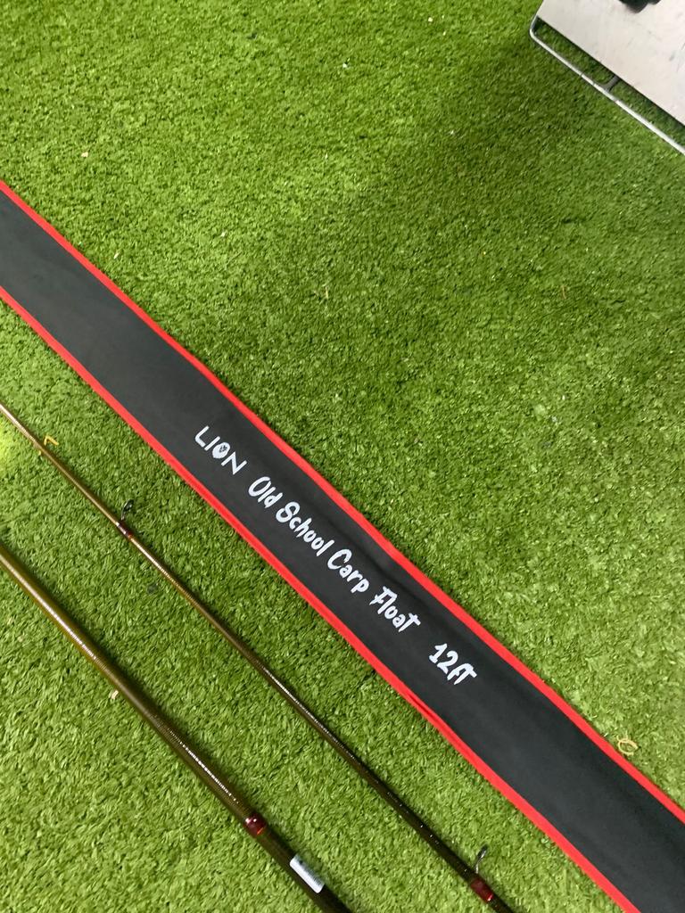 Nieuwe Lion Old School Carp Float penhengel, 3.60m 1.75 lb, Ophalen of Verzenden, Nieuw, Werphengel