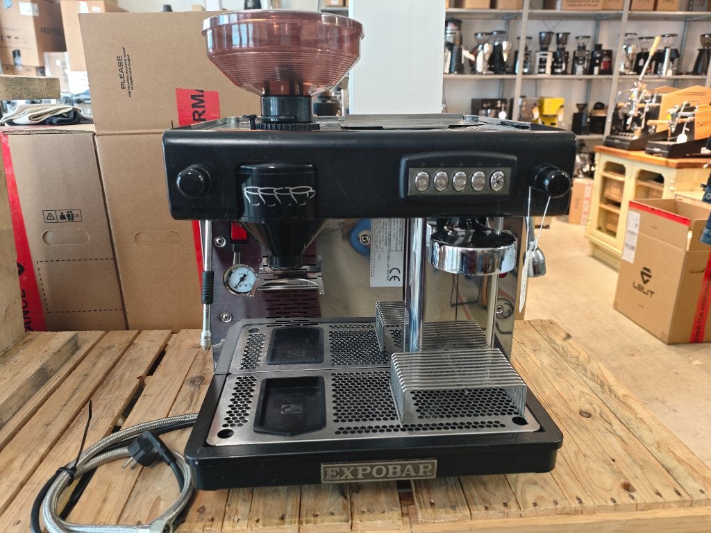 Expobar Office Control 1-groeps met molen, Gebruikt, 10 kopjes of meer, Koffiemachine, Koffiebonen