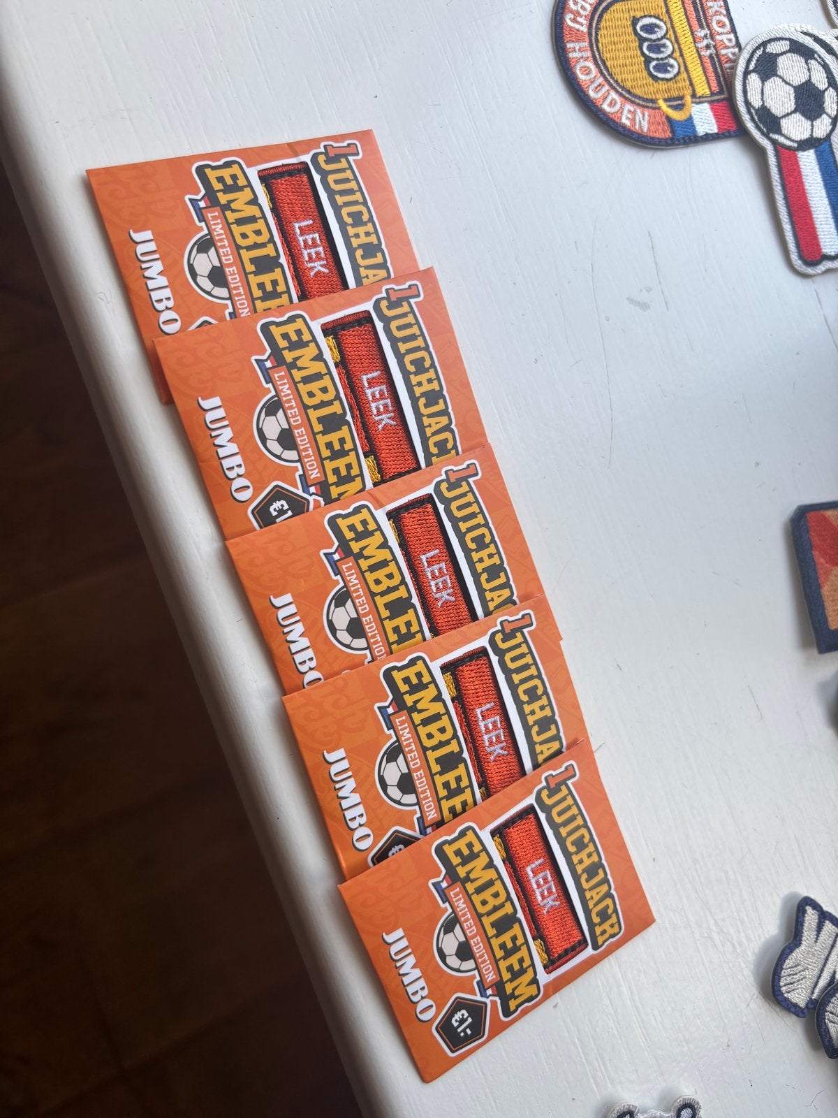 Jumbo Juichjack Embleem Leek Limited Edition, Ophalen of Verzenden, Nieuw, Overige sporten, Poster, Plaatje of Sticker