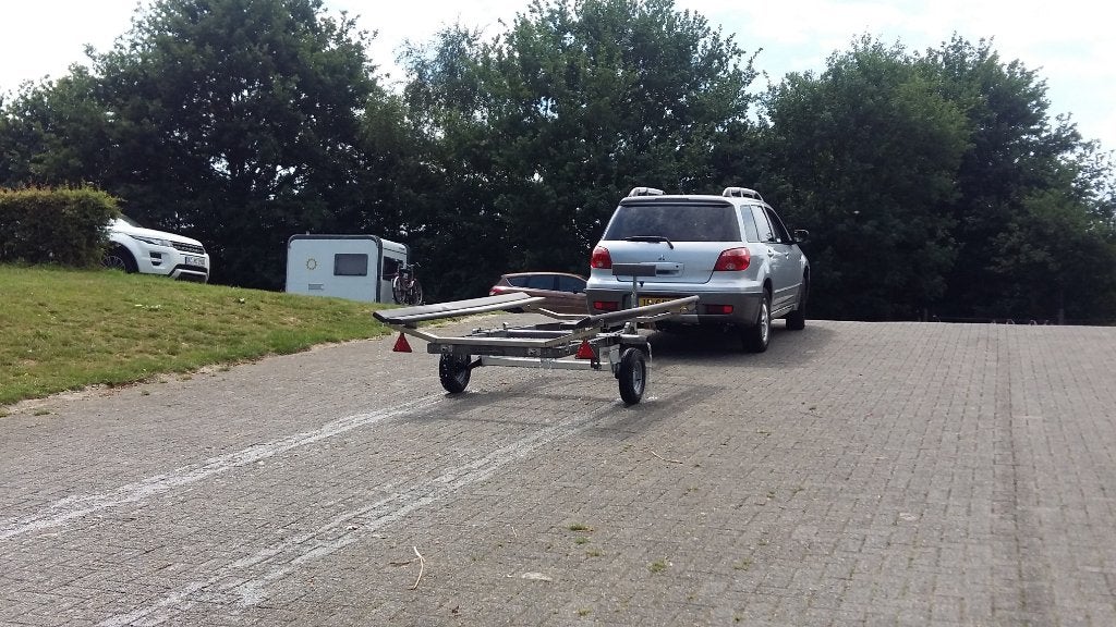 Te koop Boottrailer aanhanger, Ophalen, Gebruikt, 4 m, Yam