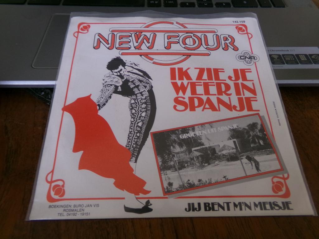 New Four – Ik Zie Je Weer In Spanje / Jij Bent M'n Meisje, Ophalen of Verzenden, Gebruikt, Nederlandstalig, Single