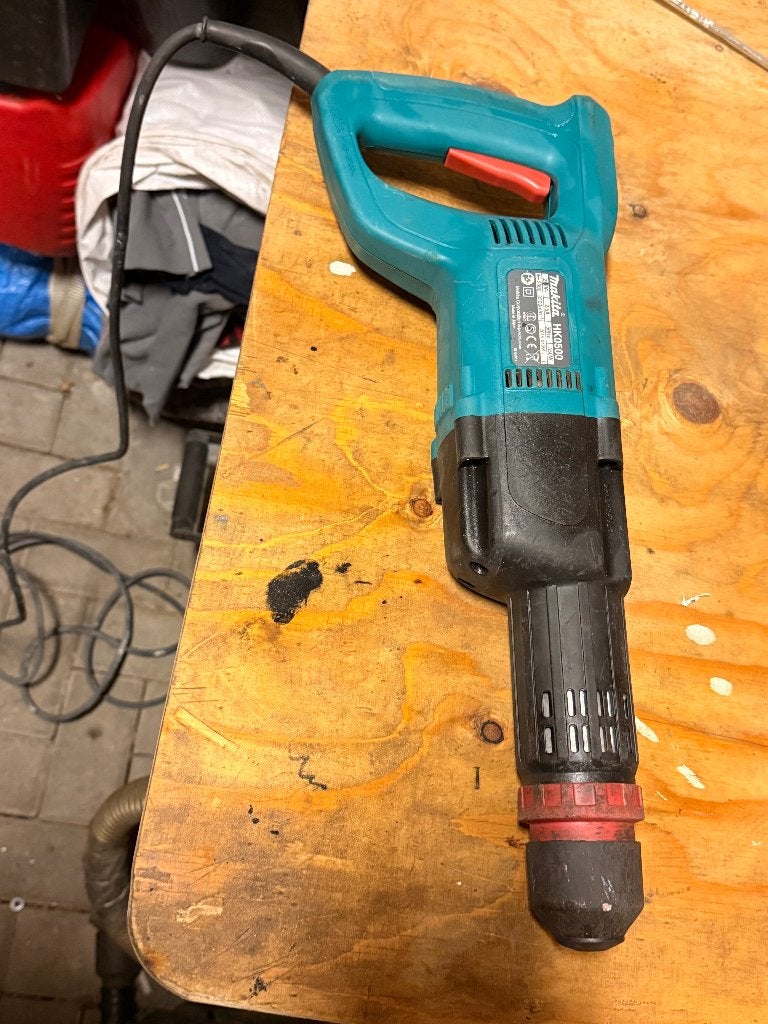 Makita HK0500 Hakhamer 550W SDS-Plus + Originele Koffer, Gebruikt, Boor- en/of Breekhamer, Ophalen of Verzenden, Klopboormechanisme