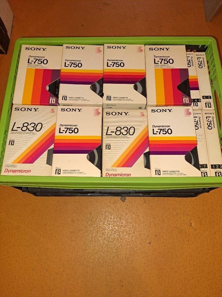 72 Betamax tapes., Ophalen, Zo goed als nieuw, Videoband