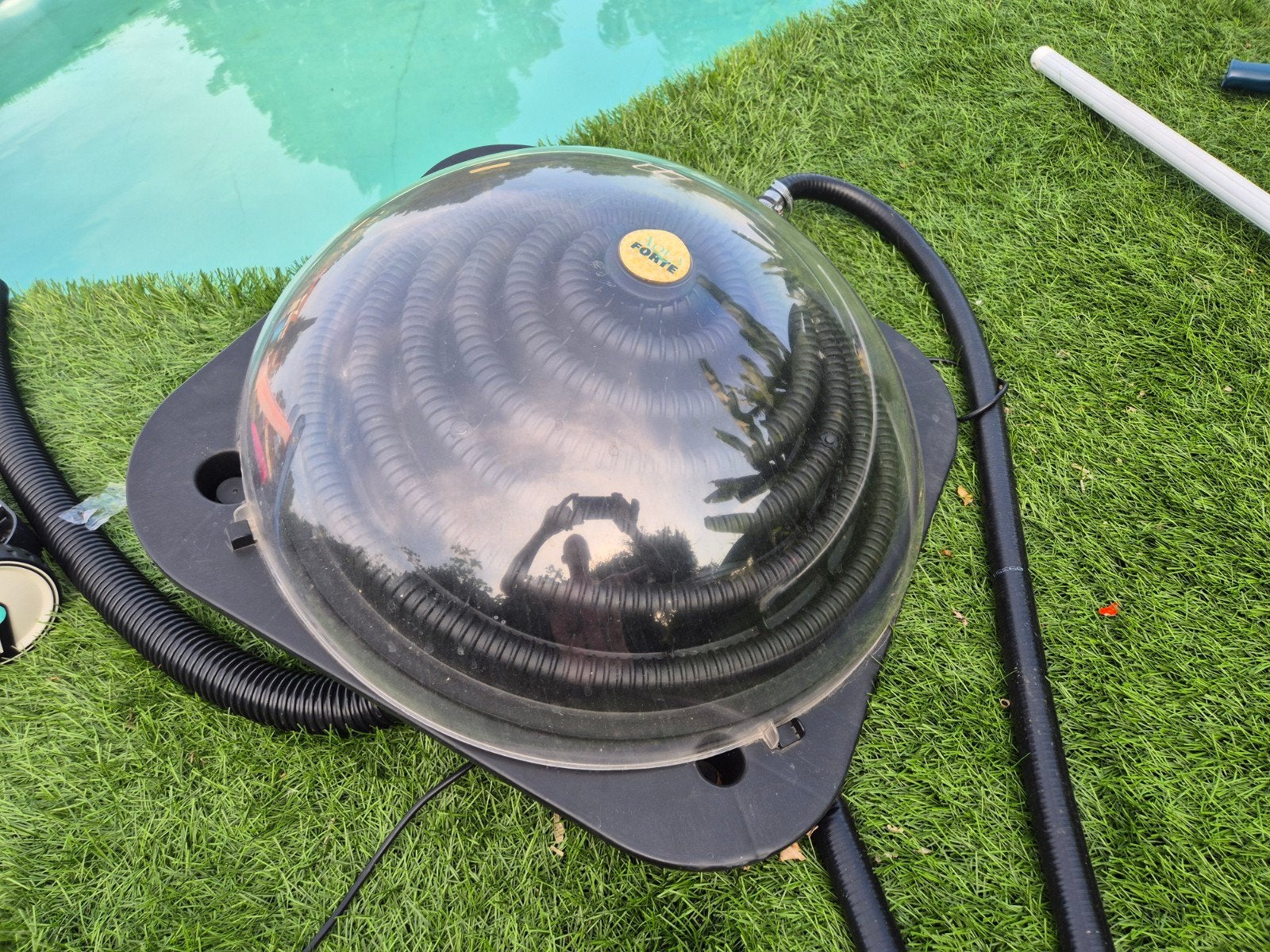 Forte Solar Koepel Zwembadverwarming, Ophalen, Zo goed als nieuw, Verwarming