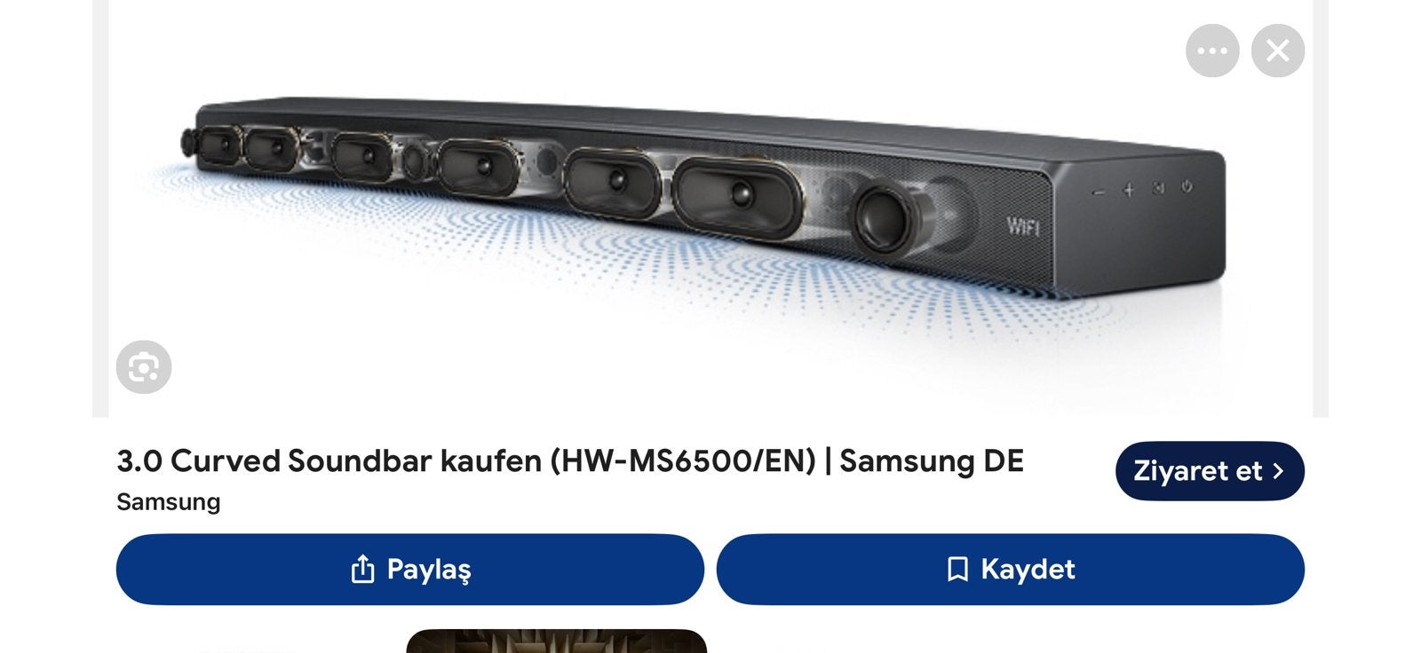 samsung soundbar ms650 5.1 ingebouwde, Ophalen of Verzenden, Bluetooth, Zo goed als nieuw