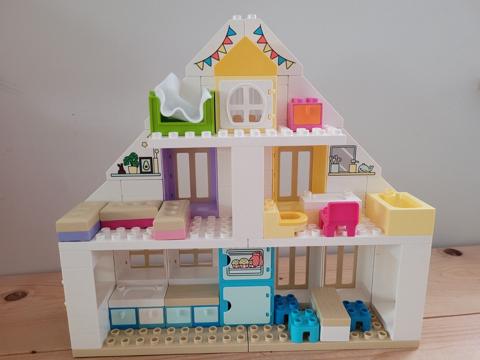 Lego duplo huis 10929, Gebruikt, Overige thema's, Ophalen of Verzenden, Compleet
