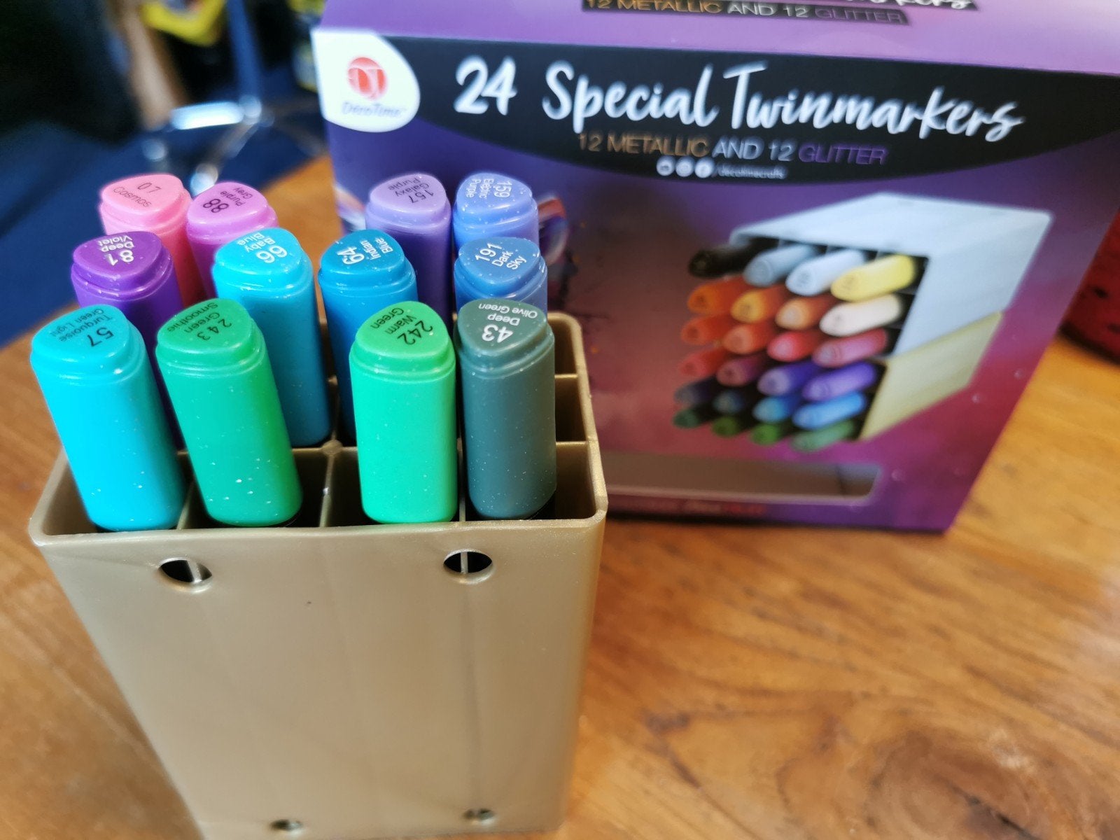 special twin markers glitter, Ophalen, Nieuw, Potlood of Stift