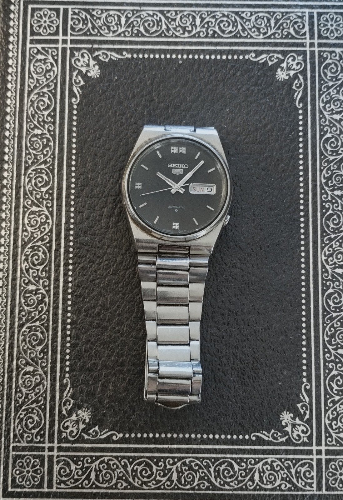 (Oud) Seiko horloge, Gebruikt, Staal, Polshorloge, Ophalen of Verzenden