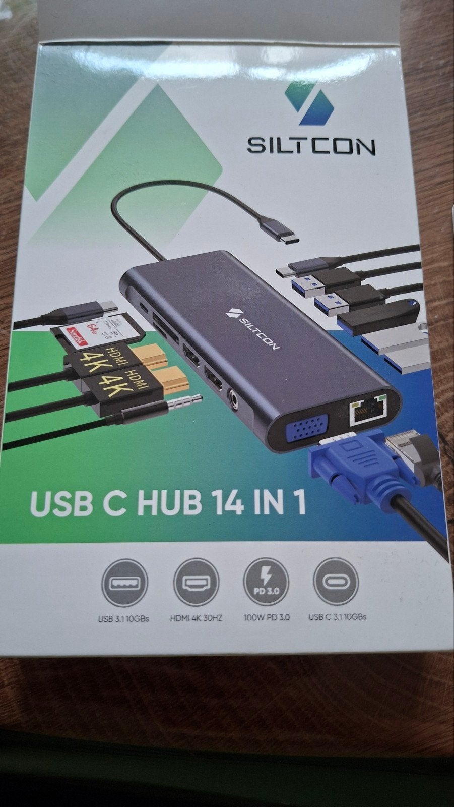 Siltcon USB C Hub 14-in-1 - Nieuw in doos, Ophalen of Verzenden
