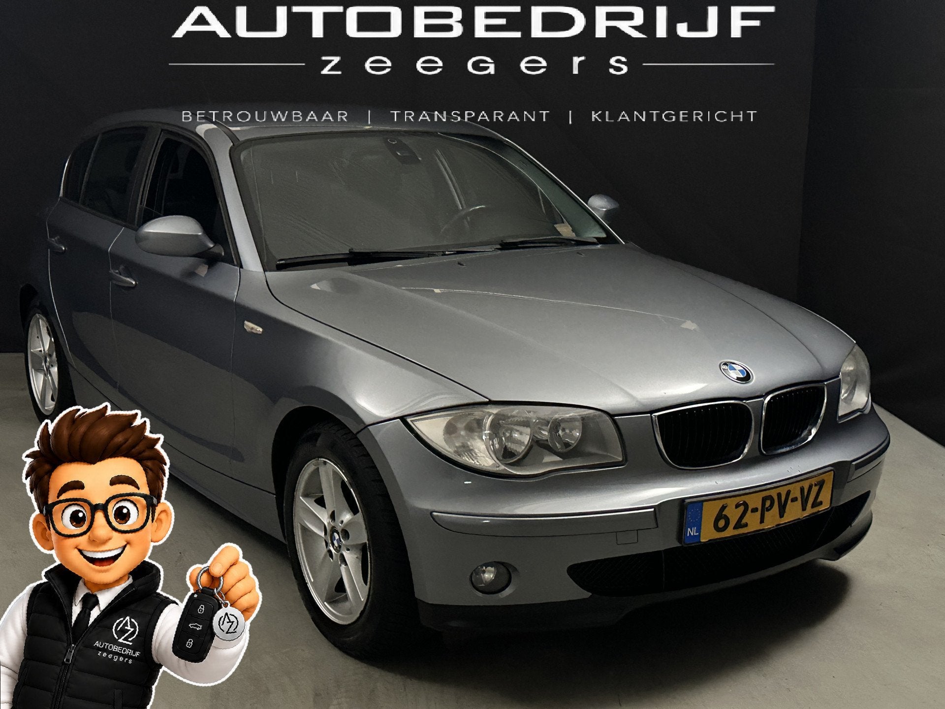 BMW 1-serie 116i High Executive *Well-Kept*AC*CC* (bj 2005), Achterwielaandrijving, Gebruikt, 4 cilinders, 116 pk