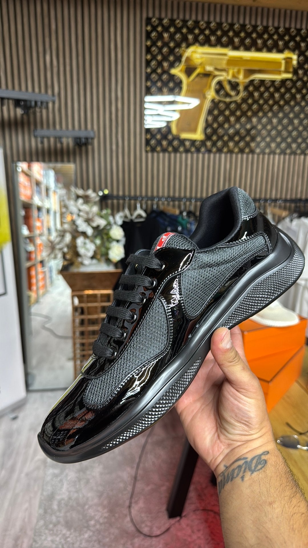 Prada sneakers size 40-43-44-46, Ophalen of Verzenden, Nieuw, Zwart
