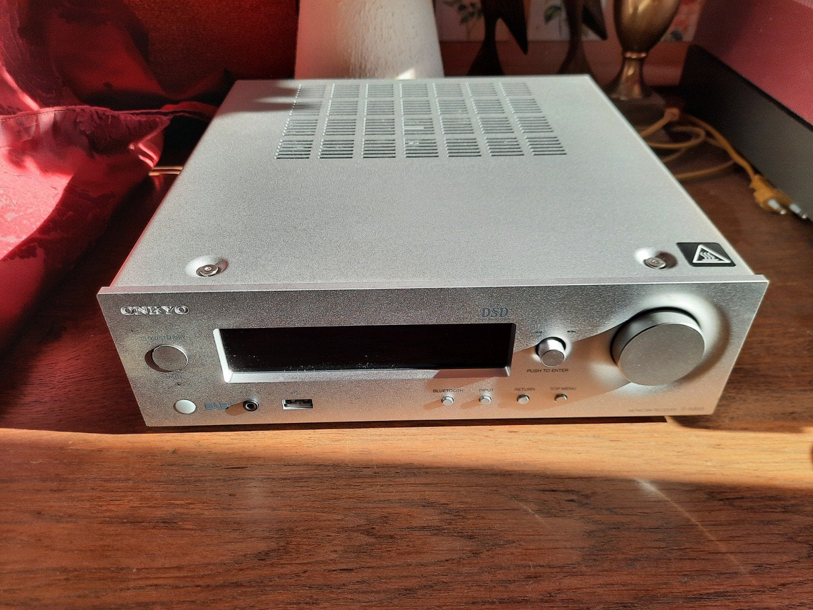 Onkyo R-N855 Netwerk Receiver - Uitstekende Staat, Audio, Tv en Foto, Ophalen of Verzenden, Zo goed als nieuw, 60 tot 120 watt