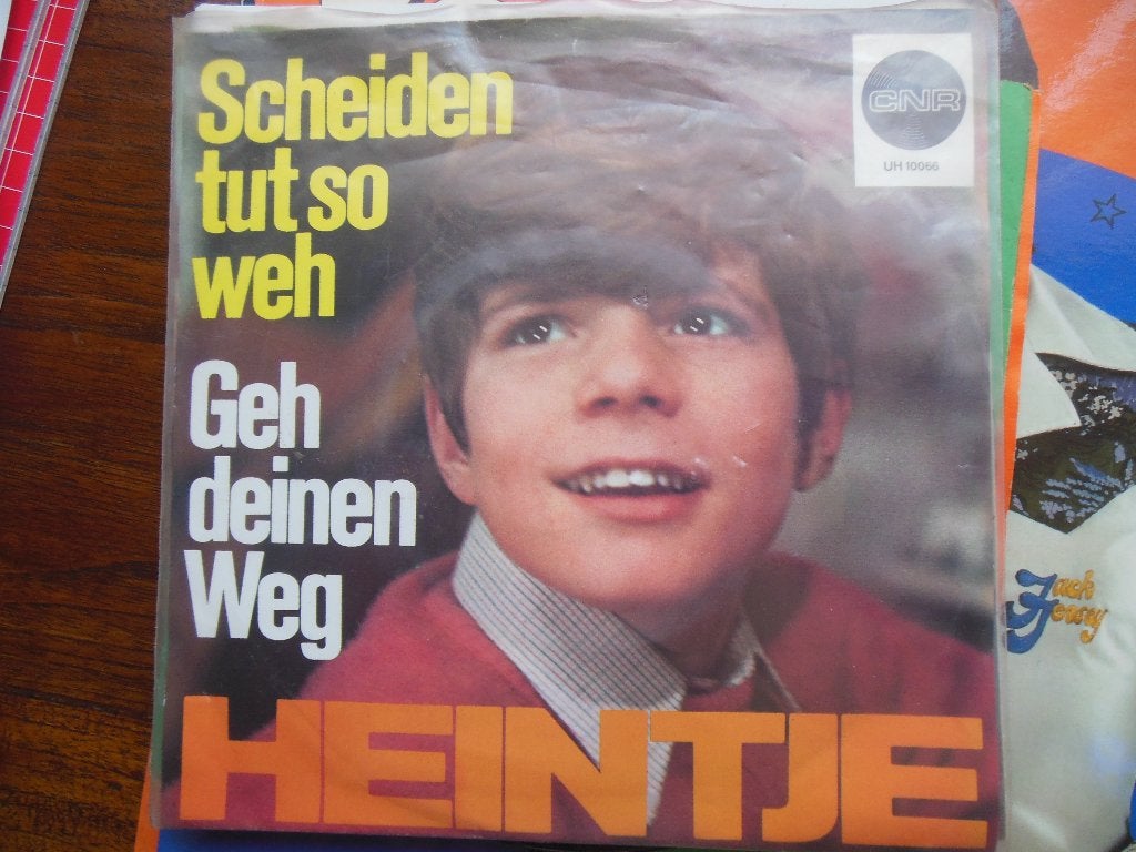 single heintje scheiden tut so weh 45rpm jukebox vinyl 7inch, Gebruikt, 7 inch, Ophalen of Verzenden, Pop
