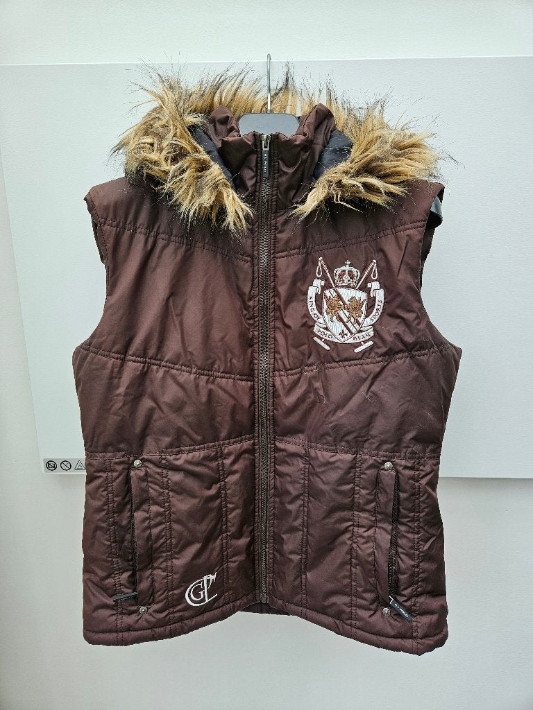 HV polo bodywarmer met capuchon maat L, L, Ritssluiting, Ophalen of Verzenden, Zo goed als nieuw