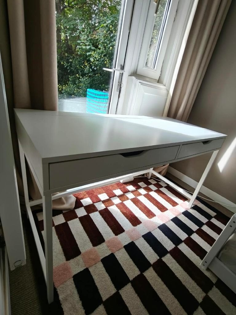 IKEA ALEX bureau, 132 x 58 cm., Ophalen, Gebruikt, 132 cm, IKEA