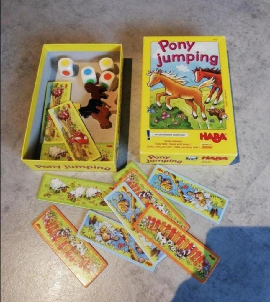 Pony jumping, haba dobbelspel, Een of twee spelers, Ophalen of Verzenden, Zo goed als nieuw
