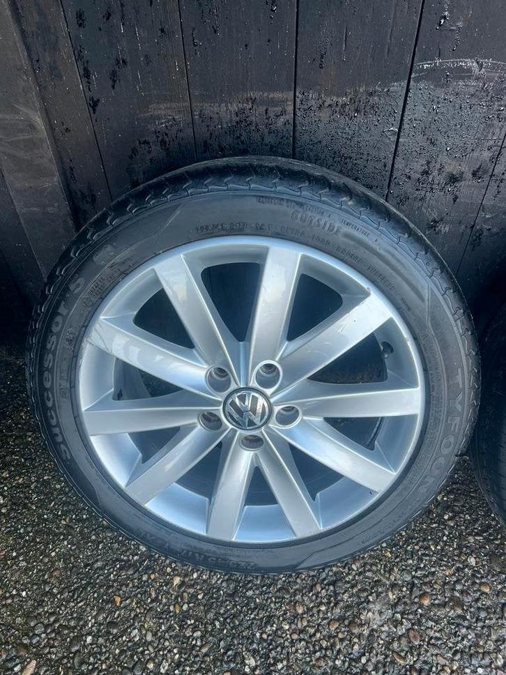 Originele Volkswagen porto velgen 17? zomerset 5x112 golf, Gebruikt, Banden en Velgen, Niet ingevuld, 17 inch