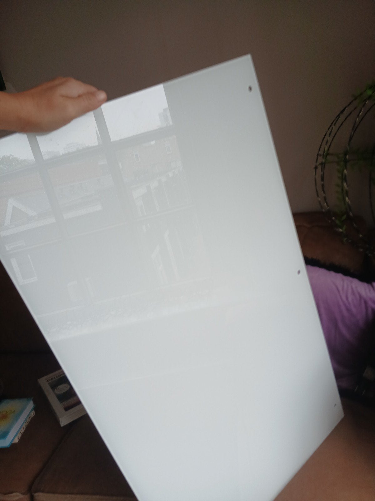 IKEA Malm melkglas glasplaat, Ophalen of Verzenden, Gebruikt