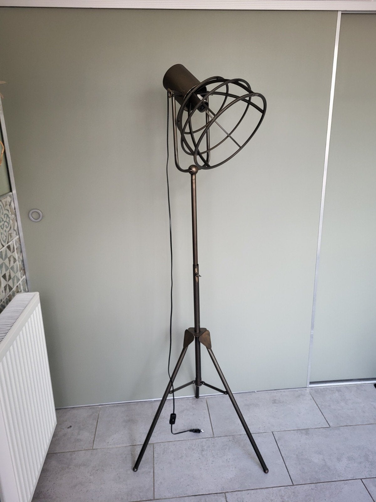 Light & Living Vloerlamp - In hoogte verstelbaar - Max 1.75m, Huis en Inrichting, Lampen | Vloerlampen, Ophalen, Zo goed als nieuw
