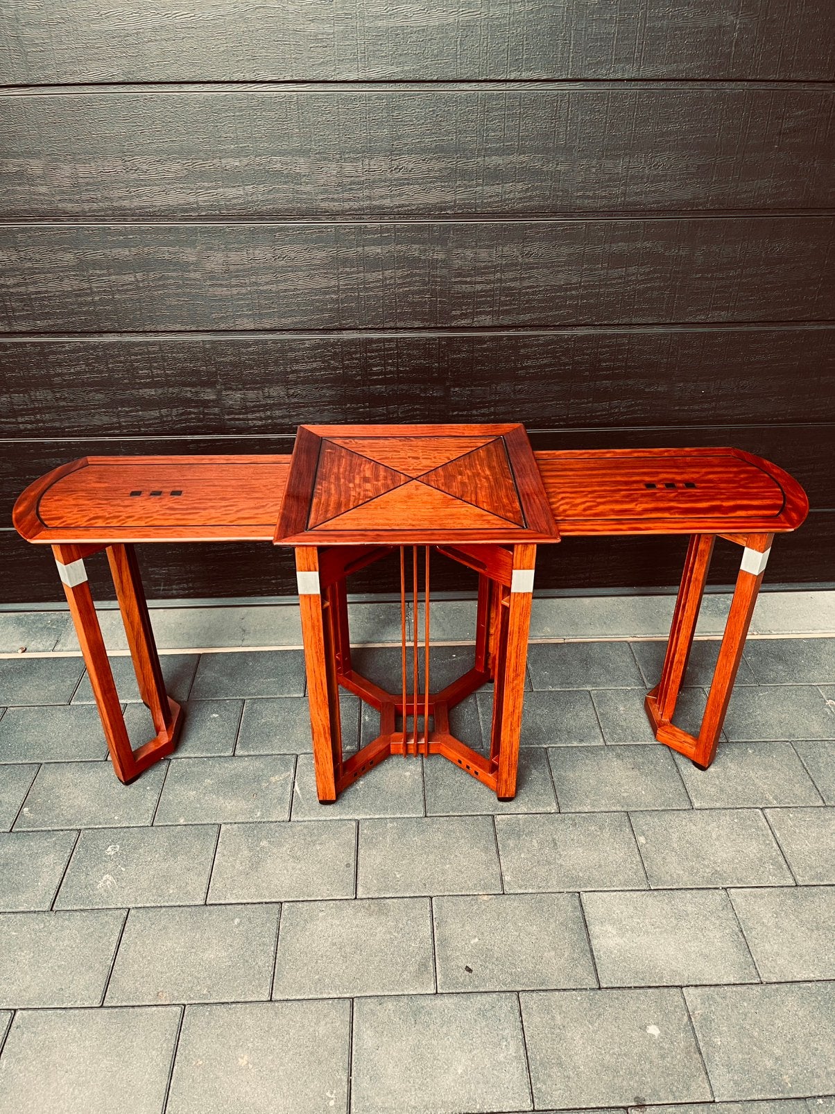 Schuitema decoforma bijzettafel Aline 1en 2, Artdeco, Ophalen of Verzenden, Zo goed als nieuw, Kersenhout