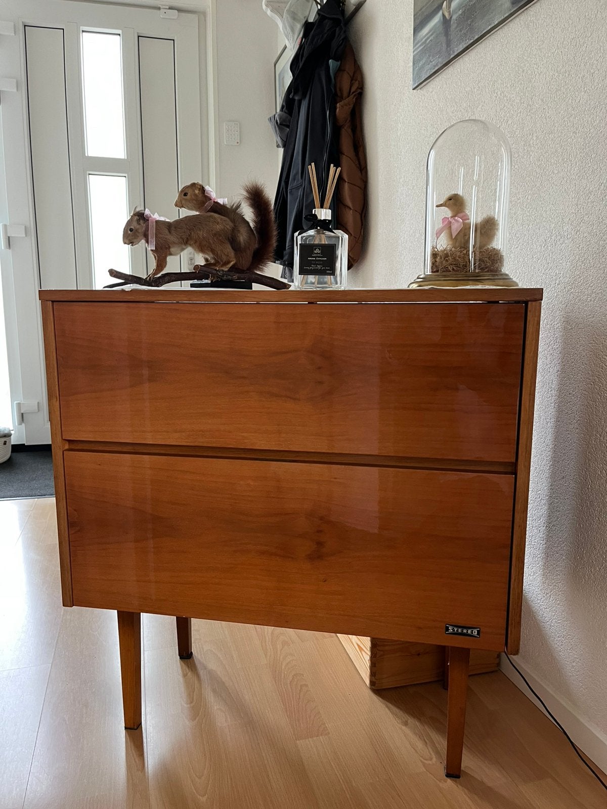 Vintage radio meubel, Ophalen, Niet werkend