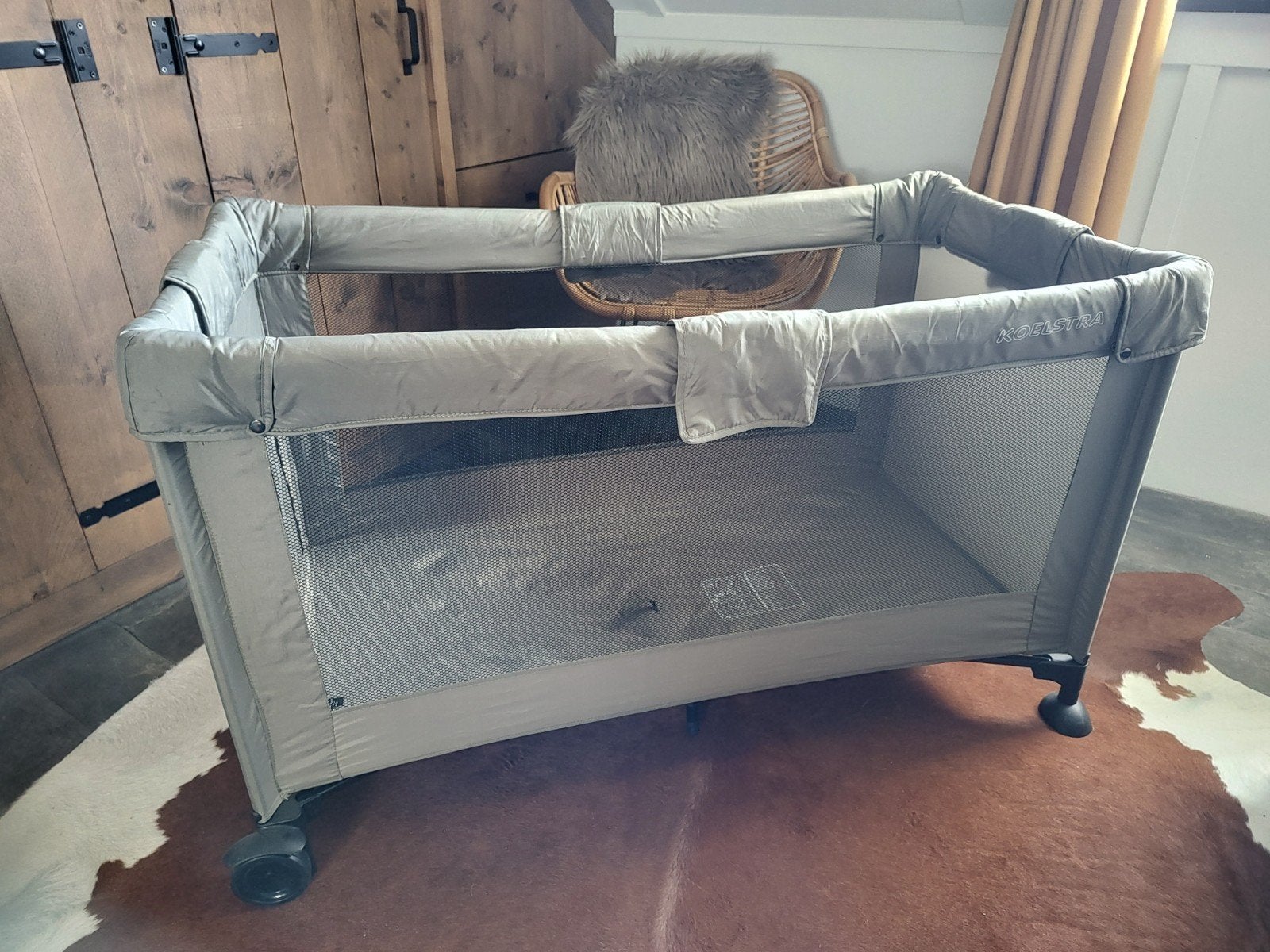 Koelstra Reisbedje - Ideaal voor onderweg, Kinderen en Baby's, Ophalen, Zo goed als nieuw, Reisbedje