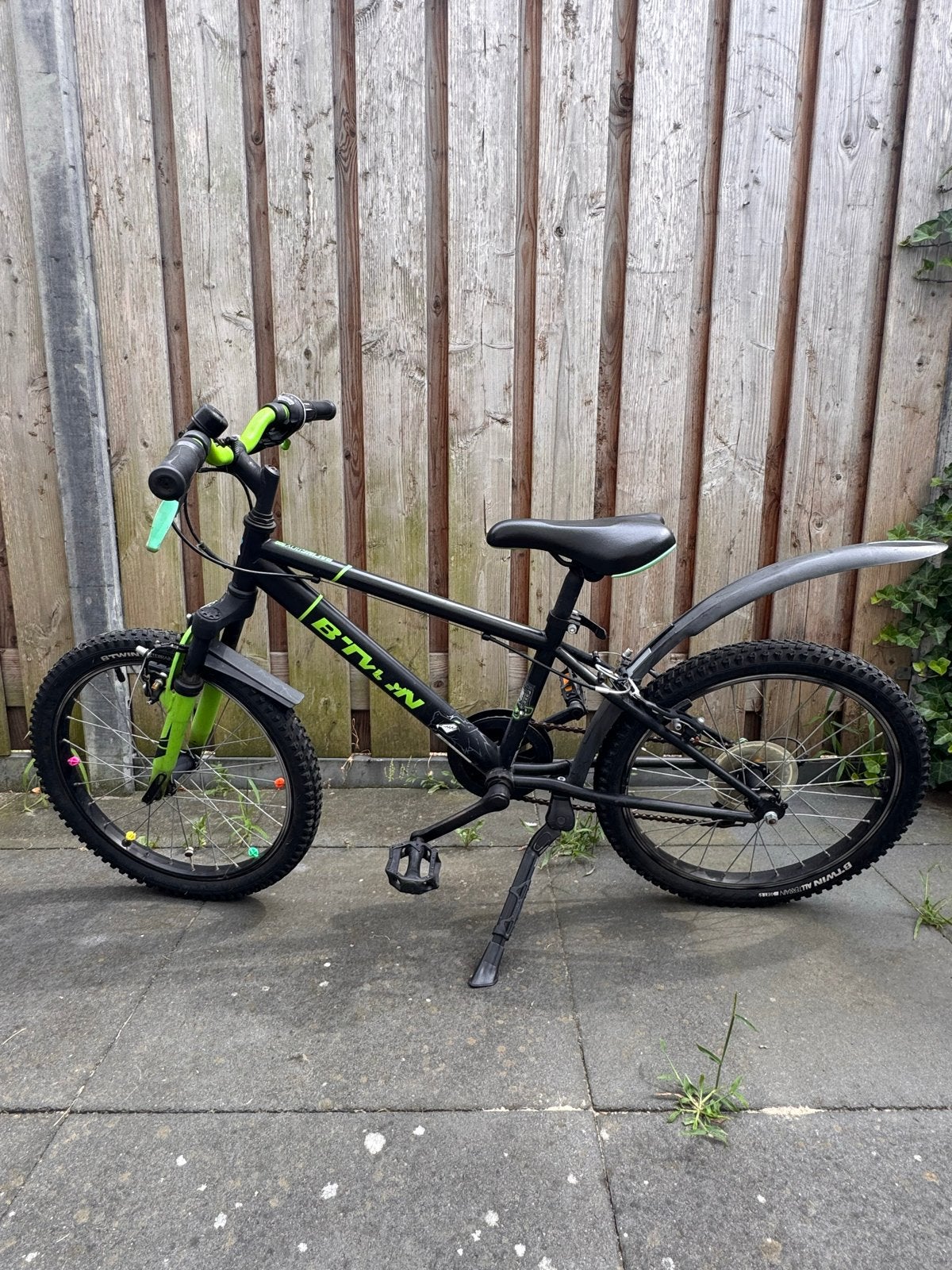BTWIN kinderfiets 20 inch, Ophalen, Gebruikt, Velgrem, 20 inch of meer